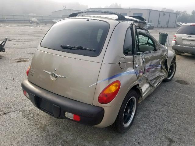 3C8FY68B22T221423 - 2002 CHRYSLER PT CRUISER BEIGE photo 4