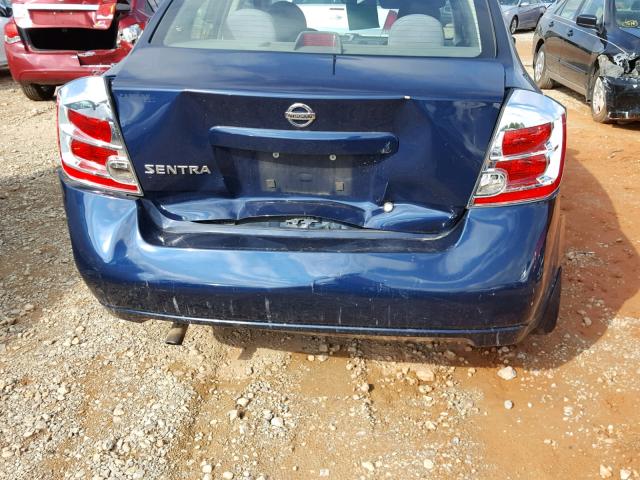 3N1AB61E98L700595 - 2008 NISSAN SENTRA 2.0 BLUE photo 9