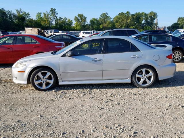 1YVHP80D655M06806 - 2005 MAZDA 6 S SILVER photo 9