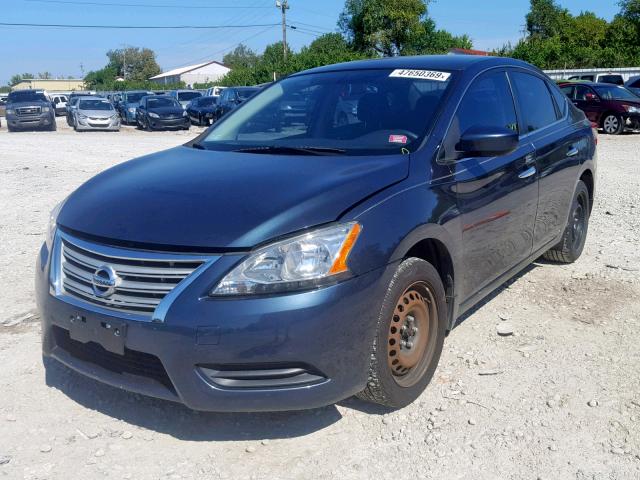 3N1AB7AP3EY264445 - 2014 NISSAN SENTRA FE CHARCOAL photo 2