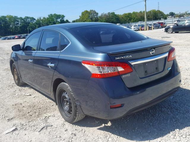 3N1AB7AP3EY264445 - 2014 NISSAN SENTRA FE CHARCOAL photo 3