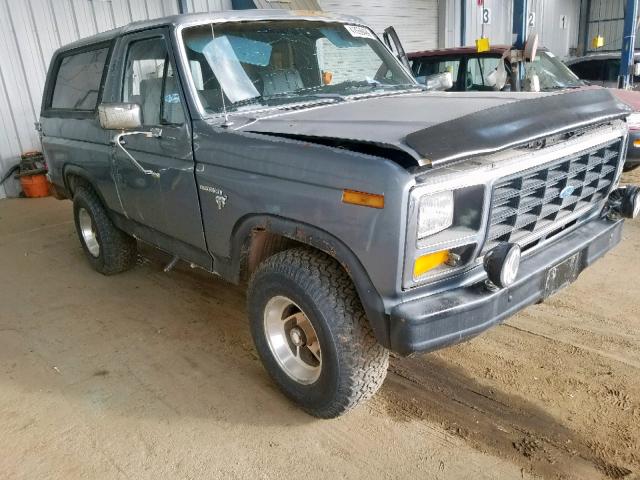 1FMDU15G9BLA50376 - 1981 FORD BRONCO U10 GRAY photo 1