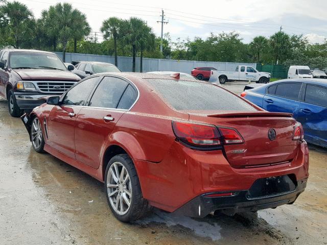 6G3F15RW0FL104042 - 2015 CHEVROLET SS ORANGE photo 3