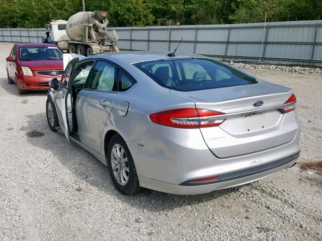 3FA6P0G7XHR144178 - 2017 FORD FUSION S  photo 3