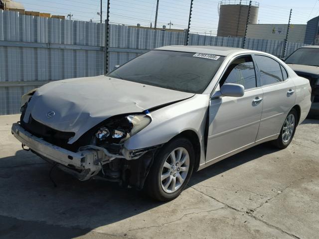 JTHBA30G145020740 - 2004 LEXUS ES 330 GRAY photo 2