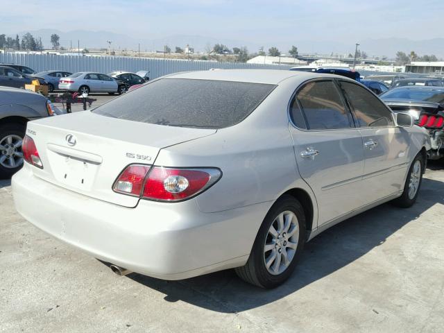 JTHBA30G145020740 - 2004 LEXUS ES 330 GRAY photo 4