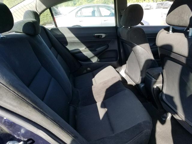 2HGFA16629H508005 - 2009 HONDA CIVIC LX-S Mavi foto 6