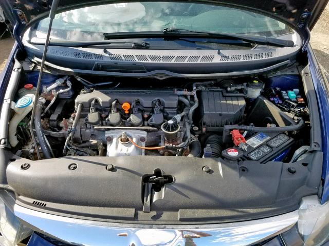 2HGFA16629H508005 - 2009 HONDA CIVIC LX-S Mavi foto 7