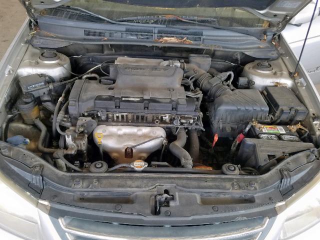 KNAFE121485540535 - 2008 KIA SPECTRA EX SILVER photo 7