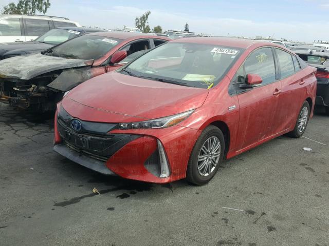 JTDKARFP0H3040250 - 2017 TOYOTA PRIUS PRIM 红色 照片 2