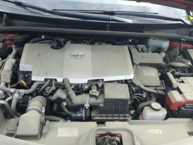 JTDKARFP0H3040250 - 2017 TOYOTA PRIUS PRIM 红色 照片 7