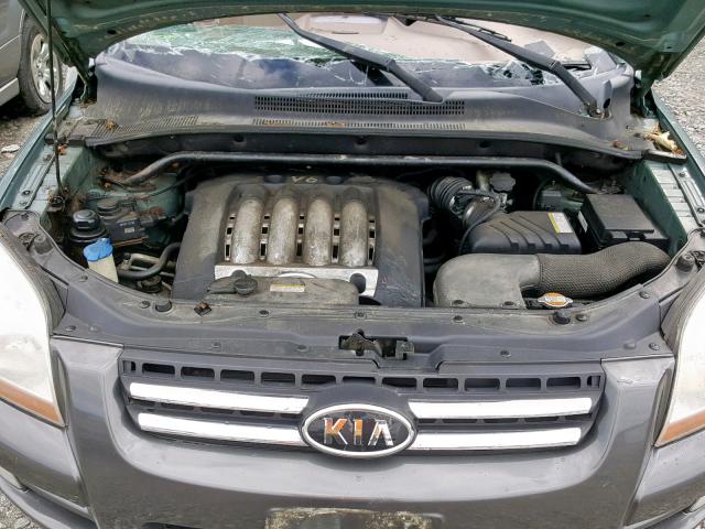 KNDJE723157134245 - 2005 KIA NEW SPORTA GREEN photo 7