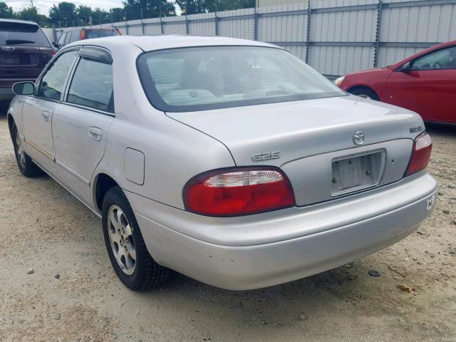 1YVGF22CX25302251 - 2002 MAZDA 626 LX SILVER photo 3