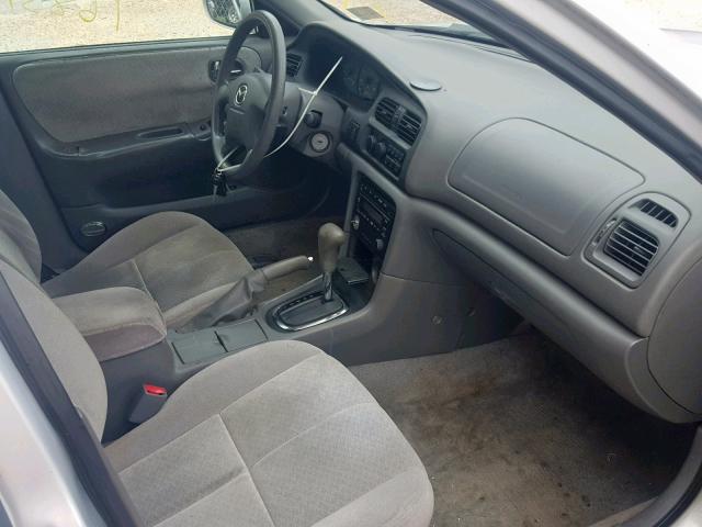 1YVGF22CX25302251 - 2002 MAZDA 626 LX SILVER photo 5