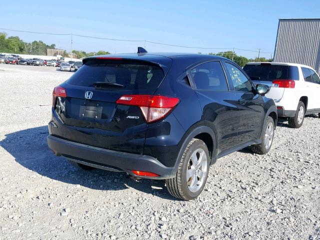 3CZRU6H54GM712639 - 2016 HONDA HR-V EX BLACK photo 4