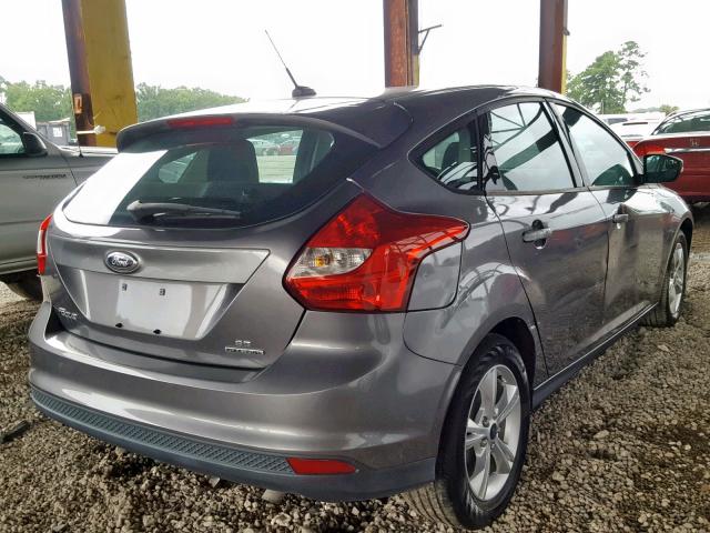 1FADP3K21DL338742 - 2013 FORD FOCUS SE GRAY photo 4