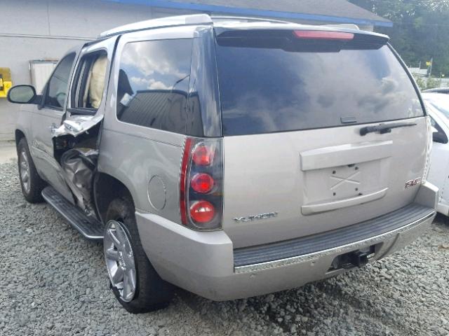 1GKFK63868J136071 - 2008 GMC YUKON DENA SILVER photo 3