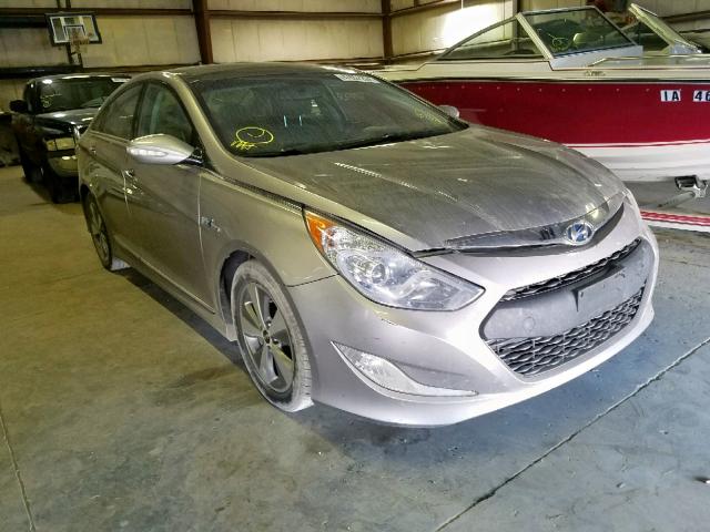 KMHEC4A40CA038778 - 2012 HYUNDAI SONATA HYB GRAY photo 1