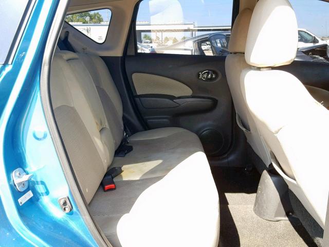 3N1CE2CP0EL370350 - 2014 NISSAN VERSA NOTE BLUE photo 6