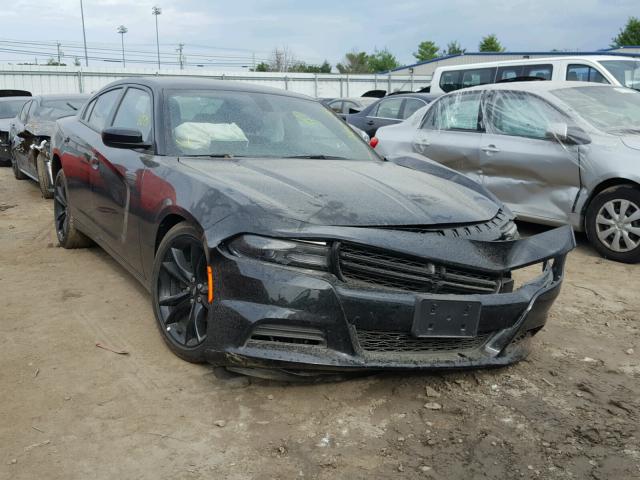 2C3CDXBG5JH306827 - 2018 DODGE CHARGER SX BLACK photo 1