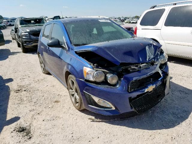 1G1JH6SBXE4127345 - 2014 CHEVROLET SONIC RS BLUE photo 1