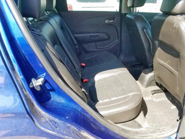 1G1JH6SBXE4127345 - 2014 CHEVROLET SONIC RS BLUE photo 6