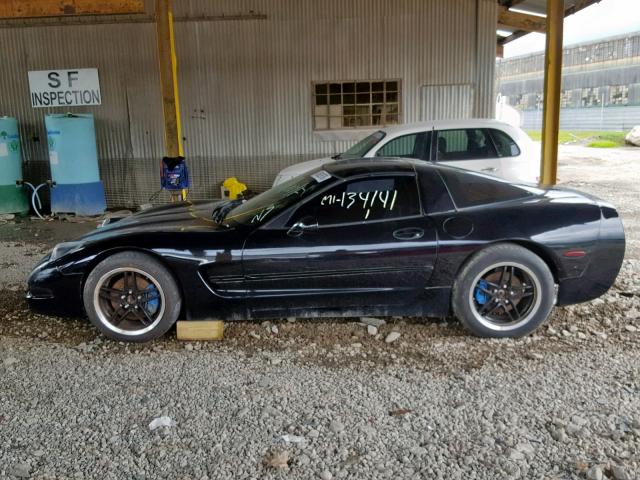 1G1YY22G815107568 - 2001 CHEVROLET CORVETTE BLACK photo 9