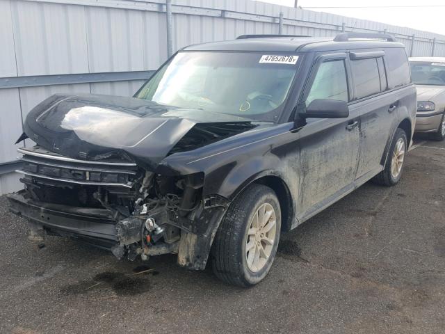 2FMGK5B88DBD18876 - 2013 FORD FLEX SE BLACK photo 2