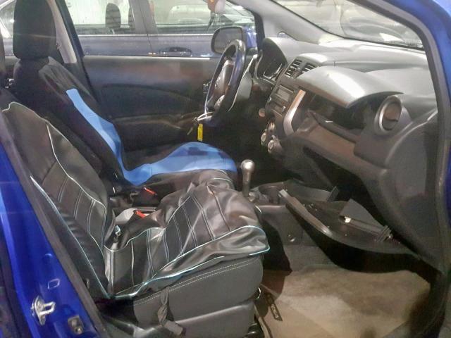 3N1CE2CP1EL395502 - 2014 NISSAN VERSA NOTE BLUE photo 5