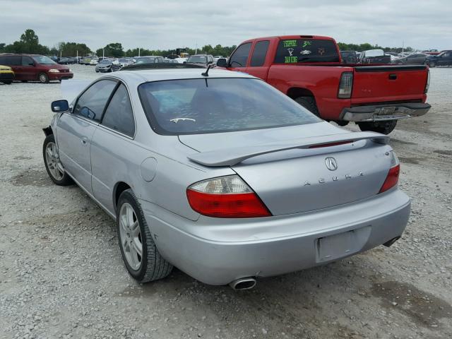 19UYA42723A013396 - 2003 ACURA 3.2CL TYPE SILVER photo 3