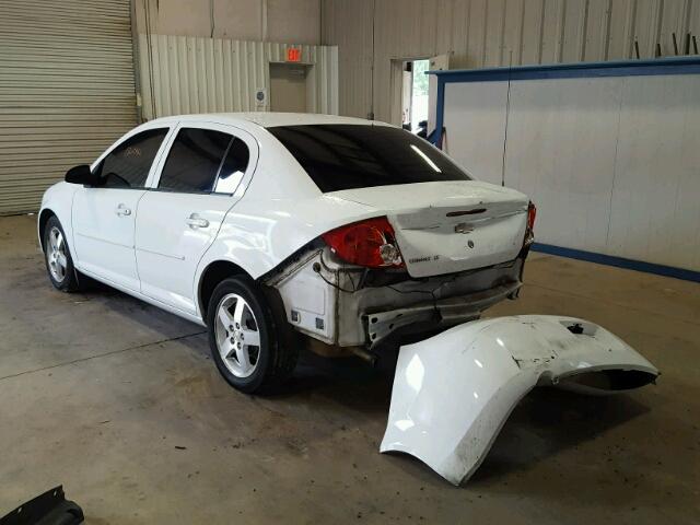 1G1AF5F50A7182822 - 2010 CHEVROLET COBALT 2LT WHITE photo 3