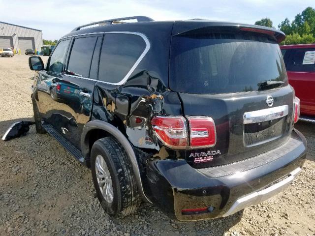 JN8AY2ND2J9052283 - 2018 NISSAN ARMADA SV BLACK photo 3