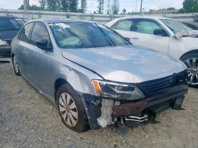 3VW2K7AJ5BM378461 - 2011 VOLKSWAGEN JETTA BASE SILVER photo 1