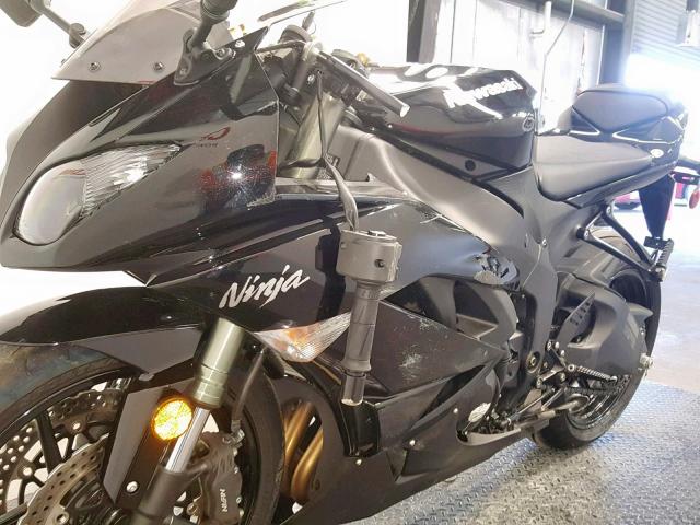 JKAZX4R149A004401 - 2009 KAWASAKI ZX600 R BLACK photo 10