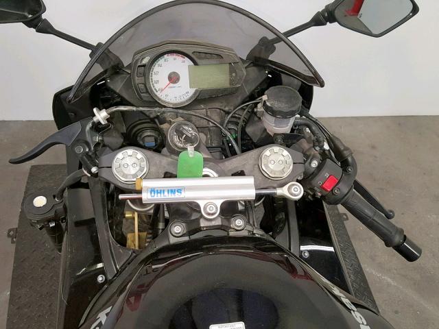 JKAZX4R149A004401 - 2009 KAWASAKI ZX600 R BLACK photo 8