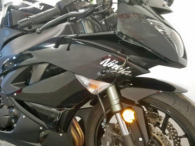 JKAZX4R149A004401 - 2009 KAWASAKI ZX600 R BLACK photo 9