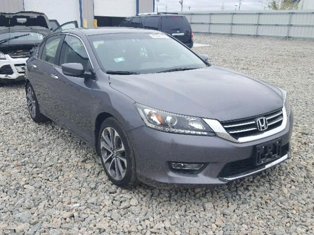 1HGCR2F51DA214689 - 2013 HONDA ACCORD SPO GRAY photo 1