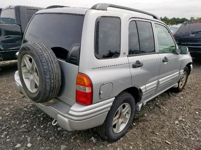 2CNBE634X36937246 - 2003 CHEVROLET TRACKER LT SILVER photo 4