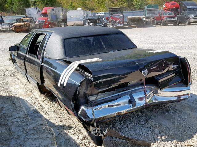 1G6DW52P0TR700806 - 1996 CADILLAC FLEETWOOD BLACK photo 3