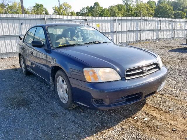 4S3BE635X27212323 - 2002 SUBARU LEGACY L BLUE photo 1