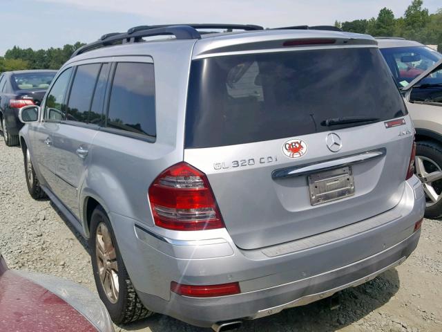 4JGBF22E38A436872 - 2008 MERCEDES-BENZ GL 320 CDI SILVER photo 3