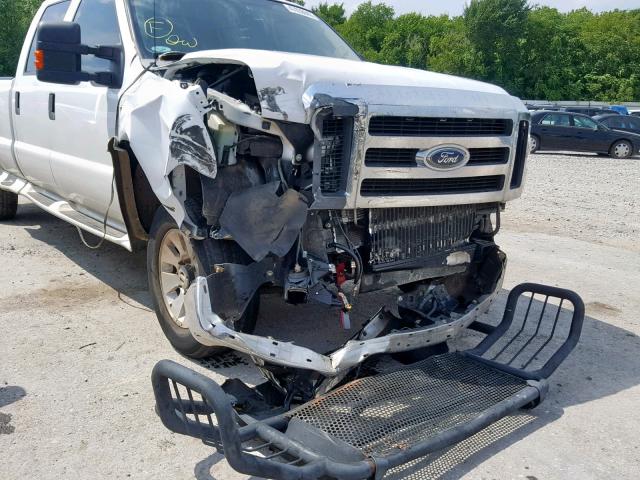 1FTWW31R88EB47592 - 2008 FORD F350 SRW S WHITE photo 9