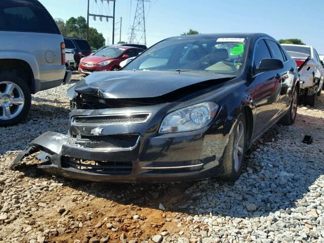 1G1ZC5EU6BF157743 - 2011 CHEVROLET MALIBU 1LT BLACK photo 2