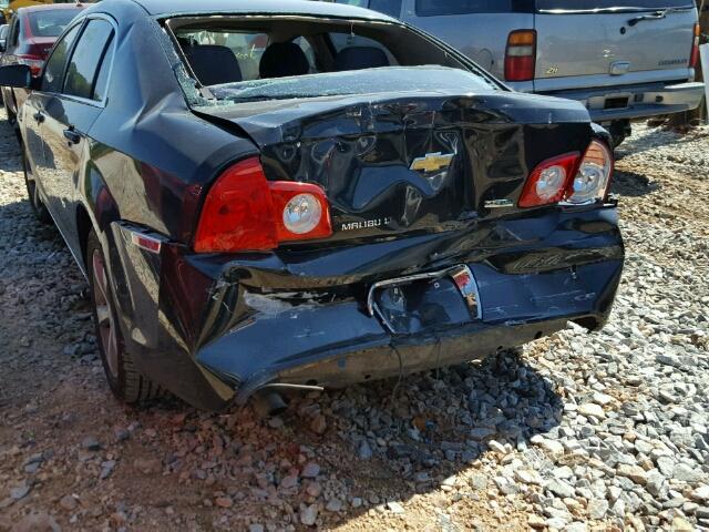 1G1ZC5EU6BF157743 - 2011 CHEVROLET MALIBU 1LT BLACK photo 9