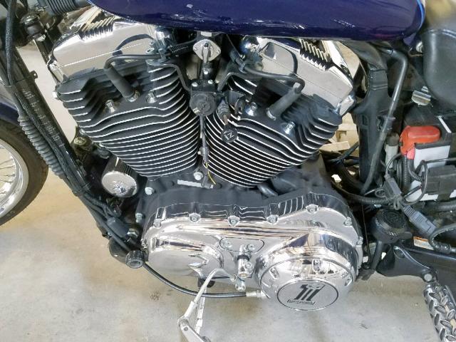 1HD1CGP166K413586 - 2006 HARLEY-DAVIDSON XL1200 C BLUE photo 7