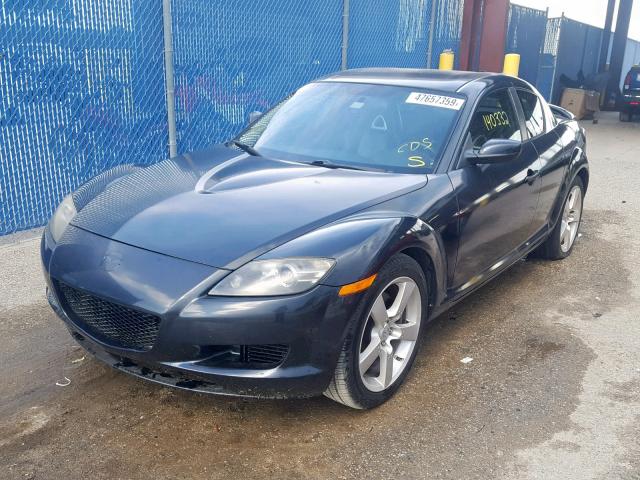 JM1FE17N650147353 - 2005 MAZDA RX8 BLACK photo 2