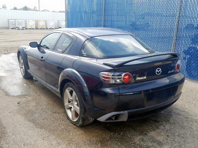 JM1FE17N650147353 - 2005 MAZDA RX8 BLACK photo 3