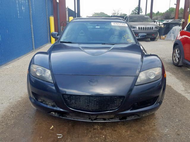 JM1FE17N650147353 - 2005 MAZDA RX8 BLACK photo 9