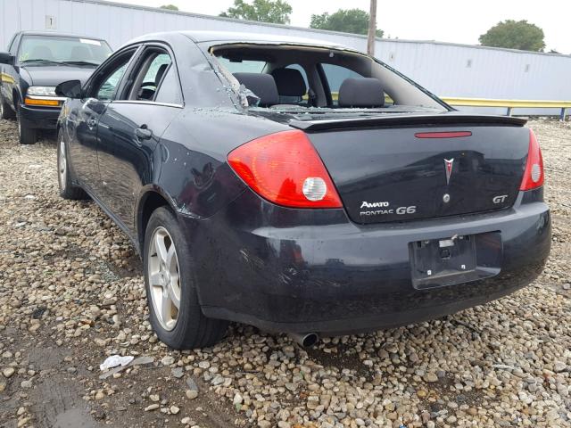 1G2ZH57N594157189 - 2009 PONTIAC G6 GT BLACK photo 3