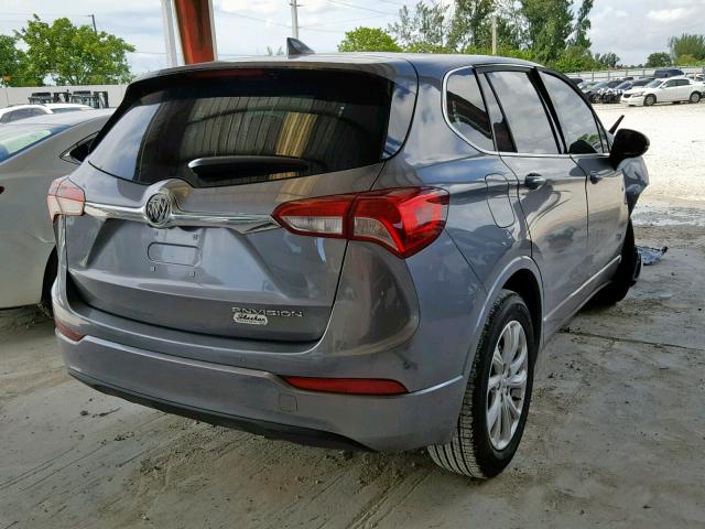 LRBFXBSA4KD119185 - 2019 BUICK ENVISION P GRAY photo 4